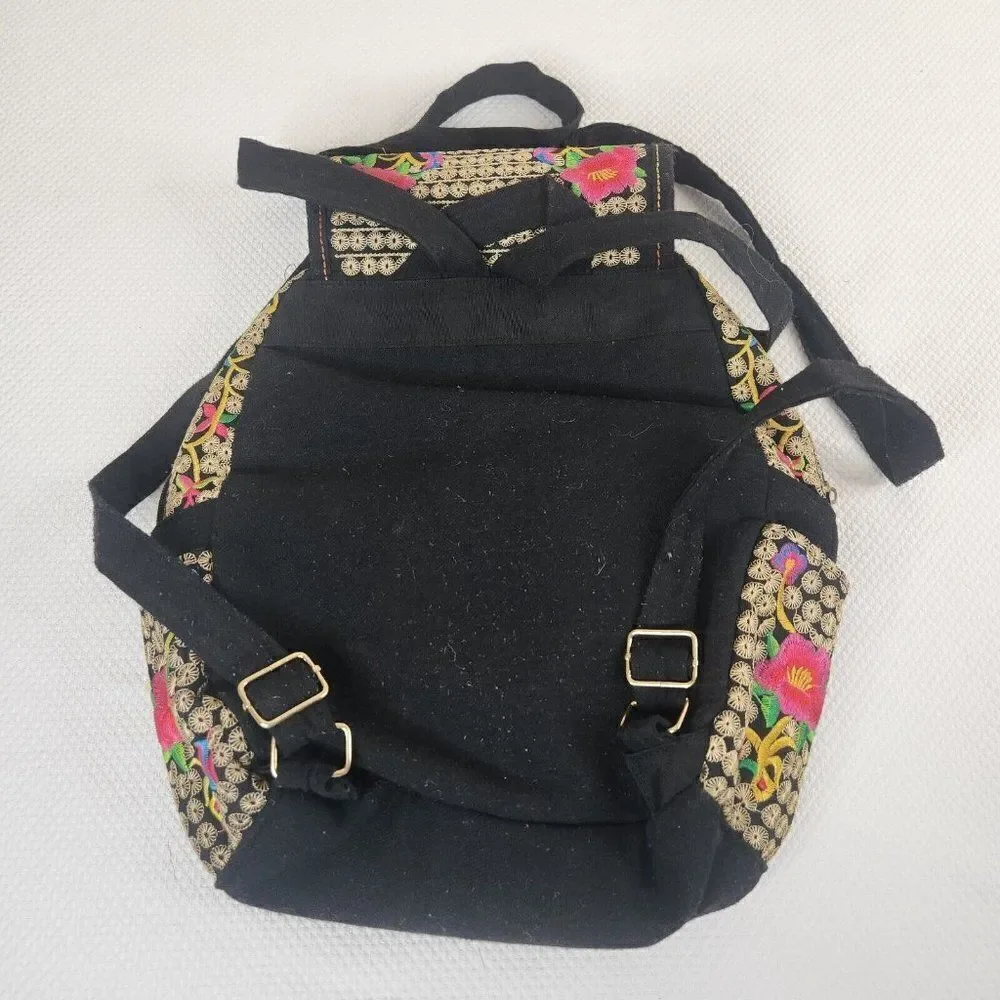 Unbranded black embroidered